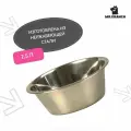 Миска Mr.Kranch из нержавеющей стали с креплением для клеток и вольеров на болтах 2,5 л
