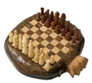 Резные шахматы Дикий гранат