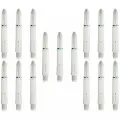 Короткие хвостовики (15 шт) для дротиков Winmau Pro Force (White, Short, 35mm). Аксессуары для Дартс. Белый цвет.
