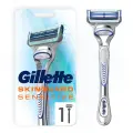 Gillette станок SKINGUARD SENSITIVE (Станок + 1 кассета)