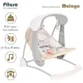 Электрокачели для новорожденных Pituso Malaga Beige/Бежевый электро-качели