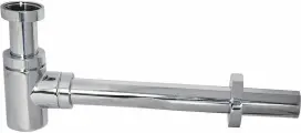 Сифон KAISER 9504 (958B ) для раковины без выпуска, хром