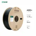 Филамент eSUN ABS+ пластик для 3D принтера 1.75мм, Черный 1 кг.