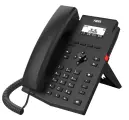 Телефон IP Fanvil X301P, конференц-связь, монохромный дисплей, черный