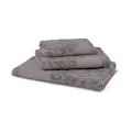 Полотенце из хлопка Hamam, Penna Solid Jacquard, 76*142 см, серый (mercury grey)