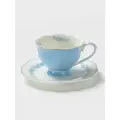 Чайная пара WY Royal blue, фарфор, 220 мл, голубая, тип: чайная пара