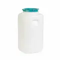 Канистра-бочка пластиковая Альтернатива, с крышкой, горловина 215 мм, 60 л, цвет: микс