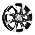 Колесный диск K&K Джемини 6x15 4x100 ET40 D60.1 Алмаз черный