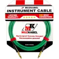 Инструментальный кабель MUZKABEL GNJIK2S - 5 метров, JACK (моно) - JACK (моно)