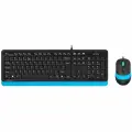 Клавиатура + мышь A-4Tech Fstyler F1010 blue-black