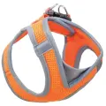 HL029XS Мягкая шлейка-жилетка, оранжевая, обхват груди 320-360мм,