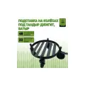Подставка для тандыра (тележка) на 4х колёсах, диаметр 50 см, нагрузка до 150кг, высота 19 см