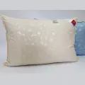 Подушка пуховая Легкие Сны  Камелия  ( шампань ), чехол из хлопка 50х68