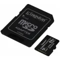 Карта памяти microSDXC 64 GB KINGSTON Canvas Select Plus, UHS-I U1, 100 Мб/с (class 10), адаптер, SDCS2/64GB, 1шт в компл.