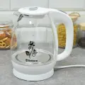 Электрический чайник 1,7л SA-2715W, стекло, мощность 2200 Вт, подсветка
