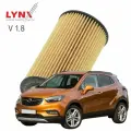 Фильтр масляный Opel Mokka (1) / Опель Мокка 2012 - 2019 V1.8 A 18 XER / 1шт LYNXauto