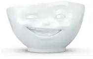 Пиала Tassen Подмигивающий, 500 мл, твёрдый фарфор, серия посуды с мимикой