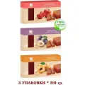 Мармелад пластовой натуральный микс яблоко-клубника/слива /абрикос Коломчаночка 210 гр. * 3 шт.