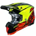 Шлем кроссовый JUST1 J40 (красный, желтый, M)