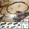 Железная дорога Fenming, с паровозом, пульт управления, Пять вагонов, орбита：185*99CM