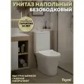 Унитаз напольный безободковый с быстросъемным сиденьем микролифт Teymi Ritta Pro T40810