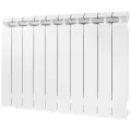 Биметаллический радиатор Global Style Extra 500, 10 секций, боковое подключение, цвет белый Ral 9010