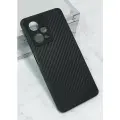 POCO X5 Pro / Redmi Note 12 Pro 5G чёрный чехол карбон силикон на ксиоми поко х5 про, редми ноут 12 про 5ж накладка бампер carbon