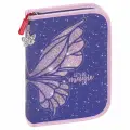 Пенал Бабочка с наполнением (пишущие принадлежности) от Brunnen (Германия), 19.5 х 13.5 х 3.5 см, Фиолетовый