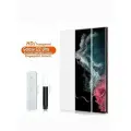 Samsung Galaxy S22 Ultra Защитное стекло 3D uv (клей + УФ лампа), на самсунг галакси с22 ультра уф ультрафиолетовое