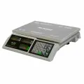 Весы торговые Mertech M-ER 326AC-15,2 Slim, настольные, LCD дисплей, белые