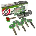 Цилиндровый механизм SECUREMME EVO К22 TOP MODULARE ключ/вертушка 102 мм. (56+46В) никель