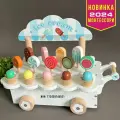 Развивающий сюжетно-ролевой деревянный набор Киоск-Бар Мороженого / Игрушки Монтессори малышам