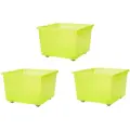 Контейнер для игрушек икеа вессла светло-зеленый, 39x39 см, 3 шт 80366038