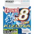 OWNER Шнур Kizuna X8 Broad PE chartreuse 135м 0,1мм 4,1кг