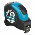 Рулетка Schlagfest,5 м x 19 мм, магнитный обрезиненный зацеп, двусторонняя шкала, Нейлоновое покрытие, автоматическая фиксация Gross 31112