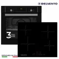 Комплект встраиваемой бытовой техники DELVENTO V66D24SB88 (электрическая варочная панель 60см + электрический духовой шкаф 60см) / 3 года гарантии
