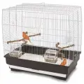 Клетка для птиц Imac IRENE 3, хром/темно-серый, 51*30*48см (01905)