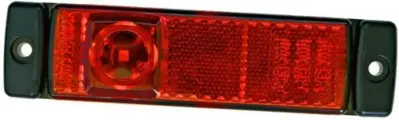 BEHR-HELLA 2TM008645951 фонарь габаритный ! красный LED 12/24V прямоуг. 130x45x13 с кабелем L=50смSchmitz