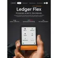 Аппаратный кошелек для криптовалюты Ledger Flex Bitcoin Orange - от официального реселлера CAPSLOCKS
