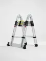 Лестница-стремянка телескопическая МИ 1.6м/3.2м 5 ступеней
