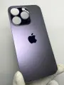 Оригинальная задняя крышка (стекло) IPhone 14 Pro темно - фиолетовый с широким вырезом под камеру