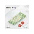 NuPhy Клавиатура беспроводная Halo75 V2 Raspberry Switch, (Gateron Red), светло-зеленый