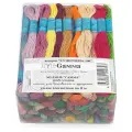 Набор ниток мулине Gamma Суперцена-100 100% хлопок 100 мотков x 8 м Ассорти