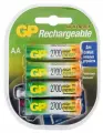 Аккумулятор Ni-Mh 2700 мА·ч 1.2 В GP Rechargeable 2700 Series AA, 4 шт, 4 уп.