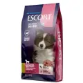 Корм для собак сухой супер премиум ESCORT JUNIOR, для щенков и молодых собак Индейка и курица, 15 кг. Лакомство в подарок.