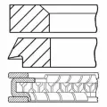 Комплект поршневых колец на поршень Goetze 0899140000