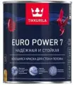 TIKKURILA EURO POWER 7 краска моющаяся для стен и потолка, матовая, база A (0,9л)