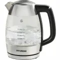 Чайник Hyundai HYK-G9408 черный/серебристый