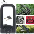 Замок велосипедный West Biking YP0705060, U-образный, цинковый сплав, черный