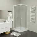 Душевой уголок Parly 90х90 ZF91 Низкий поддон Профиль белый Стекло матовое